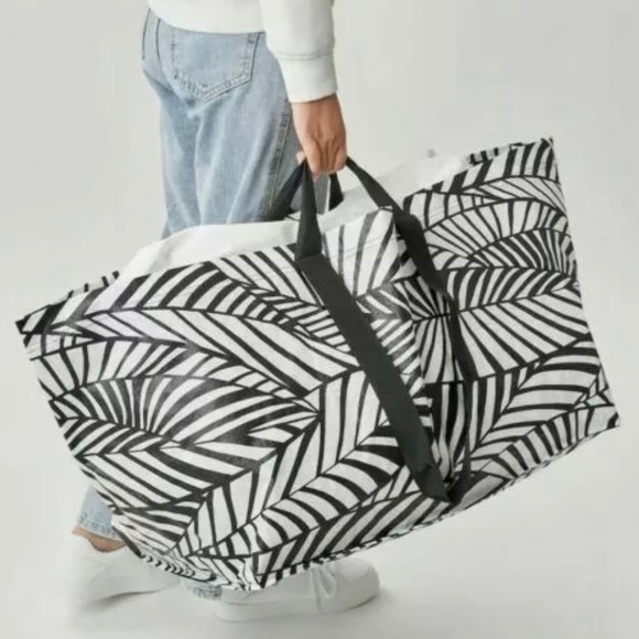 IKEA | Bags | Ikea Slukis Frakta Reusable Tote Shopping Bag Large Black ...